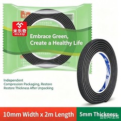 Neoprene Self Adhesive Backed Foam Sponge Strip Roll Sheet Tape Sticky Seal EVA