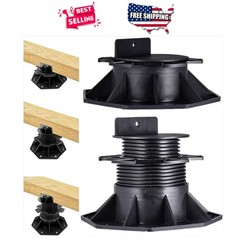 Deck Foundation Base Adjustable Pedestal 12PCS for Floating Floor 2-3/8-5-1/2 in