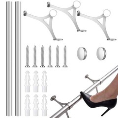 Zonon 6 ft Bar Foot Rail Kit Undercounter Stainless Steel