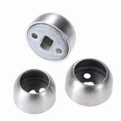 Bathroom Tube Support Closet Rod Pole End Bracket Flange Holder 19/22/25mm