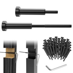 CKE 40 Pack Black Invisible Cable Railing Kits, 1/8″ Stainless Steel