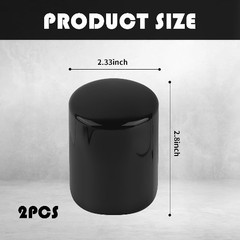 2 5/16 Inch Trailer Hitch Ball Cover, 2-Pack Waterproof and Dustpr Color: 2PCS