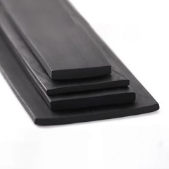 NBR Nitrile Rubber Solid Sealing Strip Square Oil Resistant Buffer Width 4-70mm
