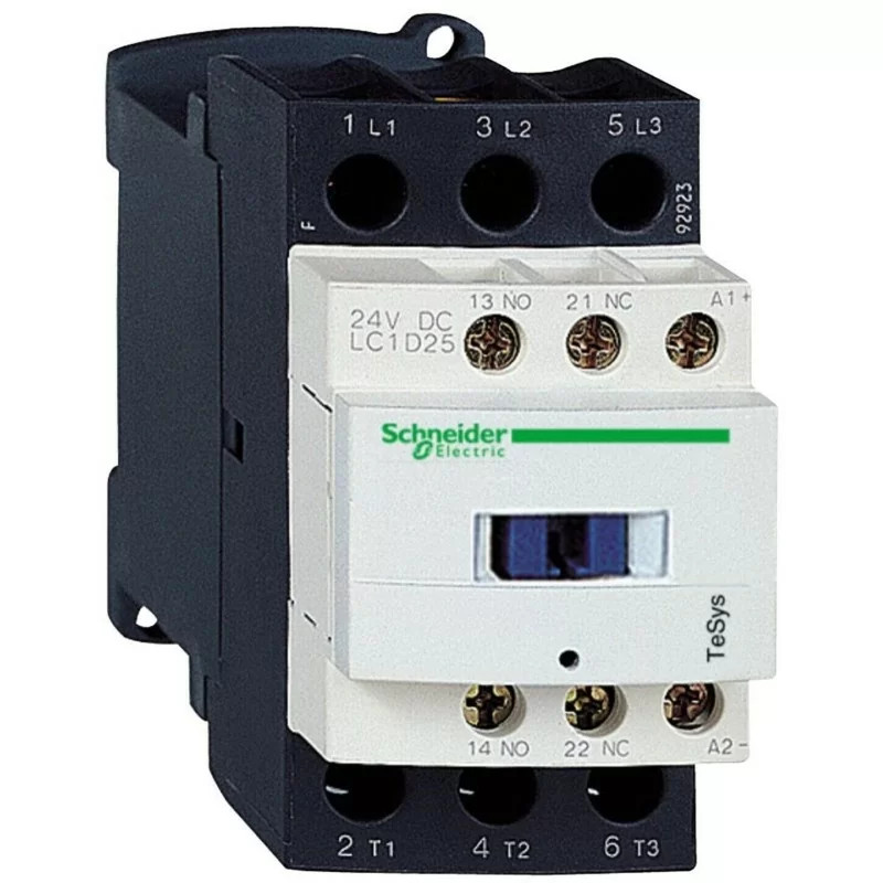 Schneider LC1D25BD TeSys LC1D Contactor – 3P – AC-3 440V – 25A – Coil 24Vdc