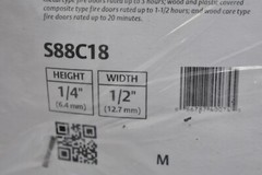 Assa Abloy Pemko Adhesive Gasket 1/4″ x 1/2″ x 18′ Clear S88C18 Perimeter