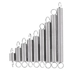 304 Stainless Steel Expansion Spring Extension Tension Spring Wire Dia 0.7mm-1mm