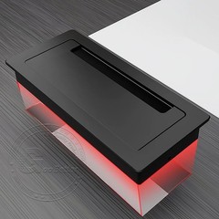 Computer square grommet insert Desk table cable tidy outlet USB Wire Cover