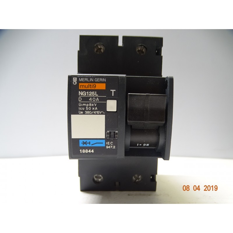 18844 Magnetothermal Switch NG125L-2P-D-40A-50kA
