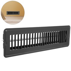 Floor Register Vents 2×12 Inches – Metal Vent Covers Heavy Duty Iron Walkable