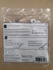 CLOSETMAID 7546 Concrete / Stud Wall Clips QTY: 12 White