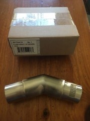 Stainless Steel 147 Degree Angle Pipe 1.5” Lavi Industries44-730A/1H Satin