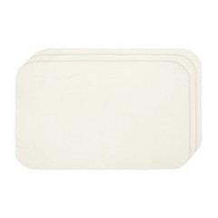 3 pcs suede car cloth 50×80 cm white for interior cleaning