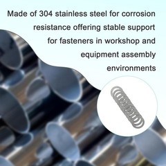M13×19mm 304 Stainless Flat Washer Shim Set 48pcs (0.1/0.2/0.3/0.5mm Each 1
