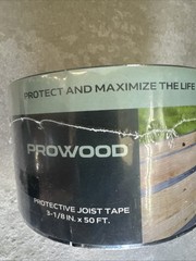 Prowood Yard & Home 398229 Protective Joist Tape 3-1/8 ” x 50′ Black NEW Sealed