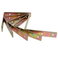 20-100mm Right Angle Bracket L-Shaped Corner Brace Shelf Iron Galvanized