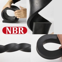 NBR Nitrile Rubber Solid Square/Flat Sealing Strip For Marine Anti Oil Seal