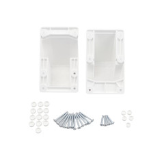 LMT T-Rail Stair Handrail Vinyl Bracket Kit White 2 x 3-1/2, Part# 1277-WHITE