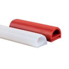 E Shape Silicone Rubber Sealing Strip, Door Window Oven Seal Gasket 12mm-30mm