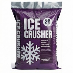 Maple99 Ice Melt Safer for Concrete-20 lb Bag, Breaker Blend 20 LB, Green
