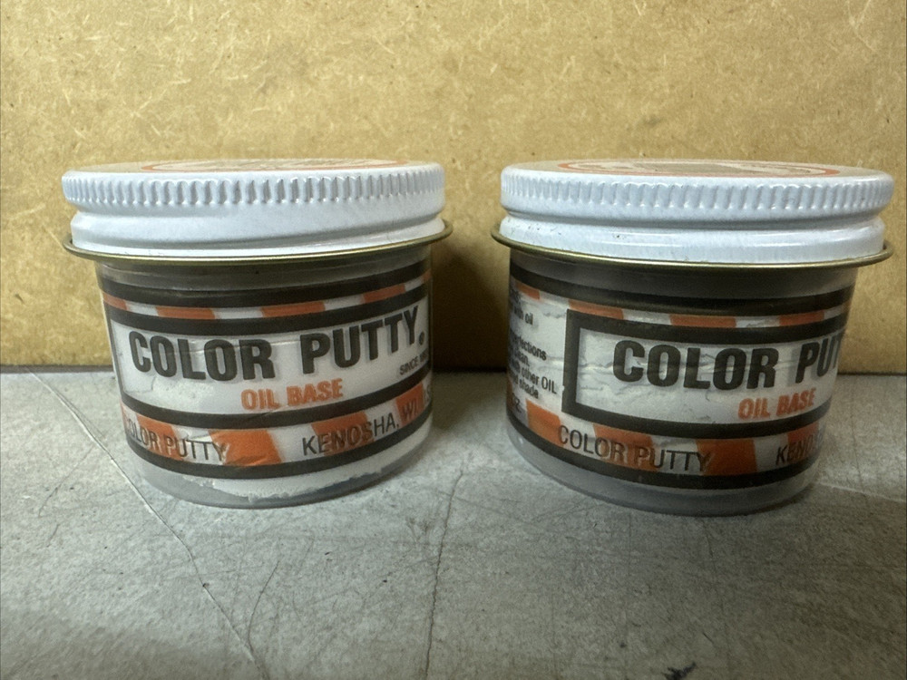 NEW Color Putty Oil Base White 100 – 2pc. 3.68oz Each