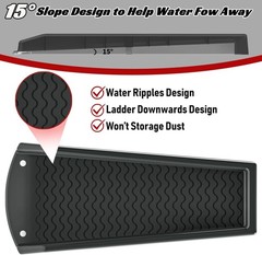Downspout Splash Block, 24″ Rain Gutter Downspout Extensions/Extender with 2p…