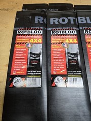 Rotbloc 4×4 Wooden Fence Post Wraps Prevents Wood Rot Made in USA – Lot of 10