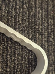 (QTY 4 ) Downspout Clip White 2″ x 3″