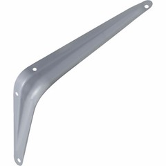 Steel Shelf Bracket, Gray, 6 x 8 In. – N171-066