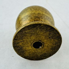 Round Antique Style Brass Cabinet Knobs 1″ Diameter Sleek Set of 12
