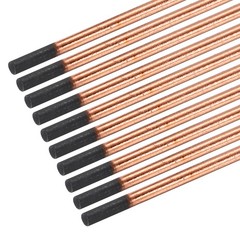 10pcs 7mmx355mm Carbon Arc Air Gouging Rods Copper Graphite Electrode Rods