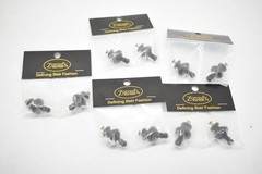Zoroufy 7905 Black Brass Urn Finial Stair Rods Lot Of 5 Pairs Set Traditional