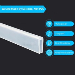Car Door Boot Edge Protector Strip Trim U Shape Guard Seal Silicone Rubber Clear