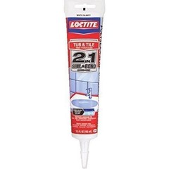Loctite 1515861 Polyseamseal Tub and Tile Adhesive Caulk, 5.5-Ounce Tube,…