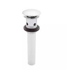 Signature Hardware 205612 Mushroom Pop-Up Drain w/ Overflow – Polished Chrome