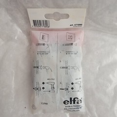 NEW Elfa 3/8 – 1″ Drywall Plaster Wall 5 pieces Anchors Shalf Made in DENMARK
