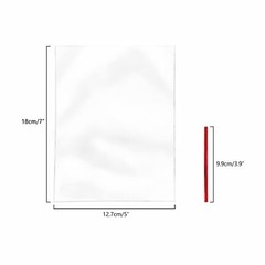 100PCS Clear Cellophane Bags, 5×7 Small Treat Bags with Ties, Cake Pop Bags, Can