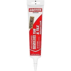 Loctite 1515861 Polyseamseal Tub and Tile Adhesive Caulk, 5.5-Ounce Tube,…