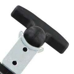 Flexible Rubber Hasp with Sturdy Stainless Steel Brackets for Security