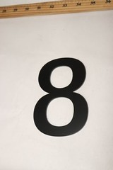Number 8 Black 5″