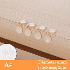 Silicone Feet Self Adhesive Anti-Slip Clear Bumper Stops Sticky Door Buffer Pads