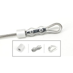 Aluminum Swage Crimps/Sleeves Wire Rope Cable Ferrules For Stainless Steel Wire
