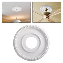 Home Decorative Ceiling Fan Light Plate with PU Medallion for Fixtures