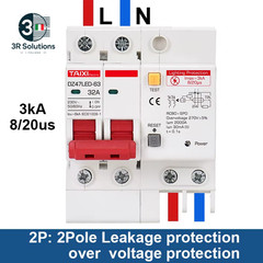 SPD Residual Current Automatic Switch With Overload RCD RCBO RCCB Co