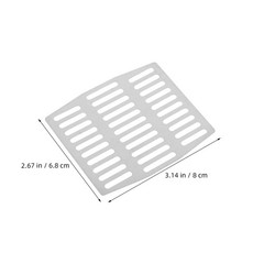 10Pcs Stainless Steel Weep Hole Cover for Brick Wall with Sleek Modern Design