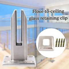 NEW Glass Railing Clamp Stainless Steel Glass Clamp Glass Railing Spigot Glass