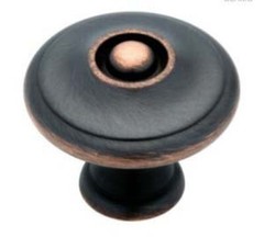 (5 Pack) 1-1/8 inch Open Top Center Sphere Bronze with Copper Highlights