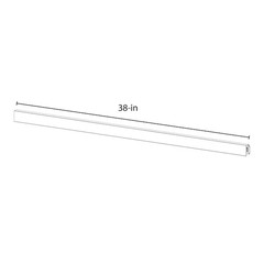 Origin 21 Edda White Shelf Bracket