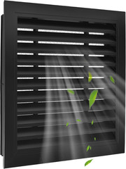 18″ X 18″ Aluminum Gable Vent with Screen, Never Rust Gable Vents for Shed，Reduc