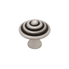 Liberty PBF528-BSP-C 38mm Domed Rings Kitchen Cabinet Brushed Satin Pewter