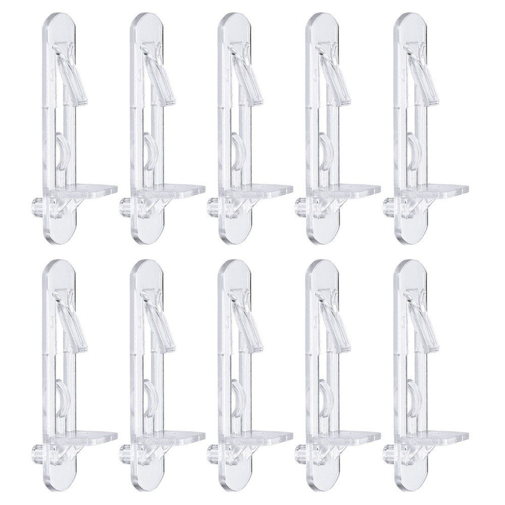 Plastic Locking Shelf Pins, 20pcs Shelf Pegs Fit 5mm Hole 20mm Thick Shelf